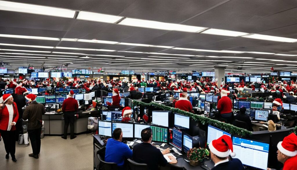 stock market trading on christmas eve